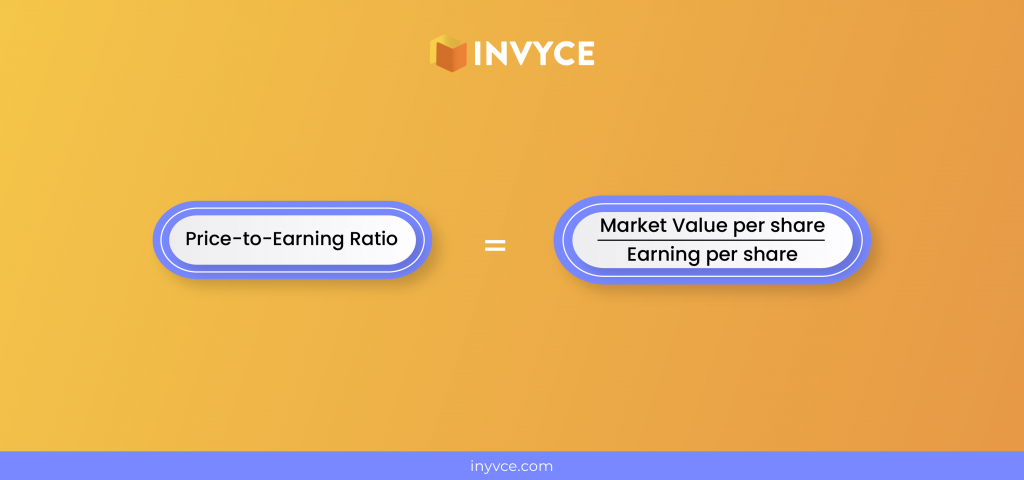 price-to-earning ratio