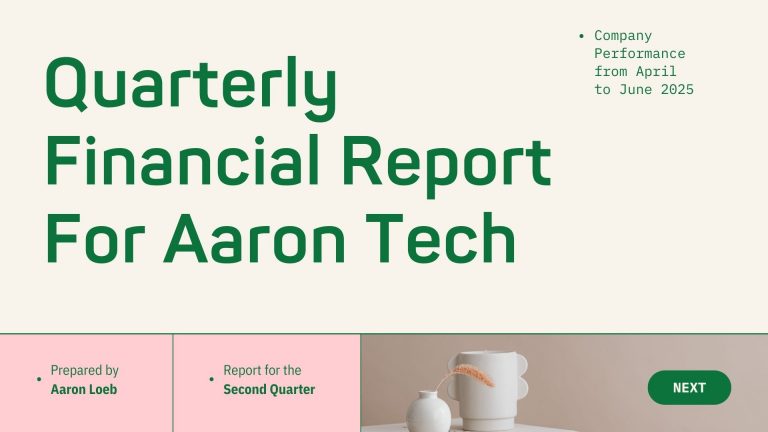 cover page of quarterly report